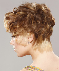 Casual Short Curly Hairstyle - click to view hairstyle information