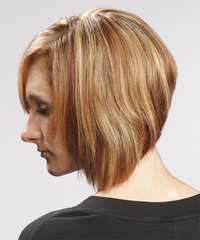 Casual Medium Straight Hairstyle - click to view hairstyle information