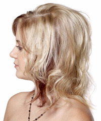 Casual Medium Wavy Hairstyle - click to view hairstyle information