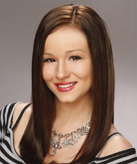 Formal Long Straight Hairstyle - click to view hairstyle information