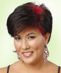 Casual Short Straight Hairstyle - click to view hairstyle information