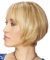 Formal Short Straight Hairstyle - click to view hairstyle information