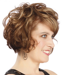 Formal Short Curly Hairstyle - click to view hairstyle information