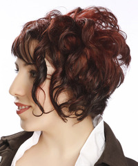 Formal Short Curly Hairstyle - click to view hairstyle information