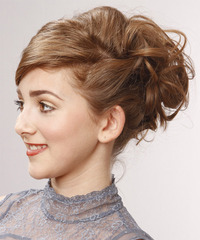 Formal Updo Long Curly Hairstyle - click to view hairstyle information