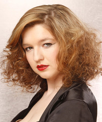 Formal Medium Curly Hairstyle - click to view hairstyle information