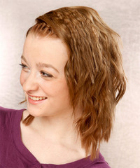 Casual Medium Wavy Hairstyle - click to view hairstyle information
