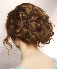 Formal Updo Long Curly Hairstyle - click to view hairstyle information