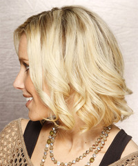 Formal Medium Wavy Hairstyle - click to view hairstyle information