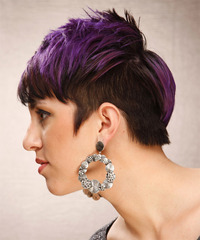 Alternative Short Straight Hairstyle - click to view hairstyle information