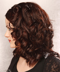 Formal Medium Curly Hairstyle - click to view hairstyle information
