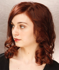 Formal Medium Curly Hairstyle - click to view hairstyle information