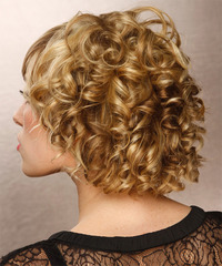 Formal Short Curly Hairstyle - click to view hairstyle information