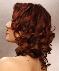Formal Long Curly Hairstyle - click to view hairstyle information