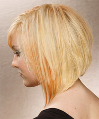 Formal Medium Straight Hairstyle - click to view hairstyle information