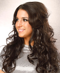 Formal Long Wavy Hairstyle - click to view hairstyle information