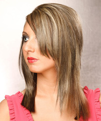 Formal Long Straight Hairstyle - click to view hairstyle information