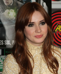 Karen Gillan Hairstyle - click to view hairstyle information