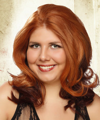 Formal Medium Wavy Hairstyle - click to view hairstyle information