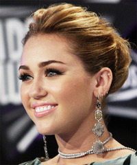 Miley Cyrus Hairstyle - click to view hairstyle information