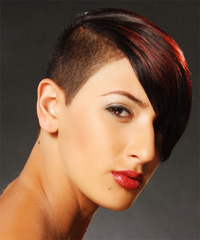 Alternative Short Straight Hairstyle - click to view hairstyle information