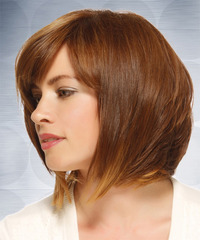 Casual Medium Straight Hairstyle - click to view hairstyle information