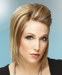 Formal Medium Straight Hairstyle - click to view hairstyle information