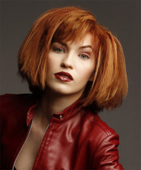 Alternative Medium Curly Hairstyle - click to view hairstyle information