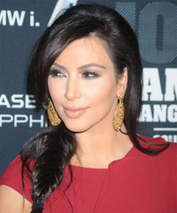 Kim Kardashian Hairstyle - click to view hairstyle information