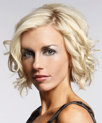 Formal Short Wavy Hairstyle - click to view hairstyle information