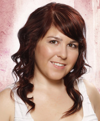 Formal Medium Wavy Hairstyle - click to view hairstyle information