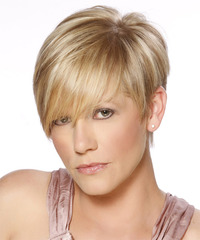 Formal Short Straight Hairstyle - click to view hairstyle information