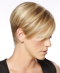 Formal Short Straight Hairstyle - click to view hairstyle information