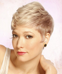 Formal Short Straight Hairstyle - click to view hairstyle information