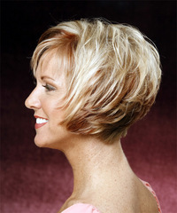 Formal Short Straight Hairstyle - click to view hairstyle information