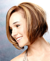Formal Medium Straight Hairstyle - click to view hairstyle information