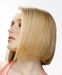 Formal Medium Straight Hairstyle - click to view hairstyle information