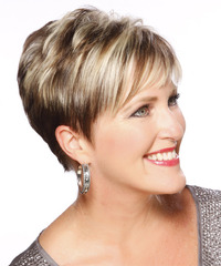 Formal Short Straight Hairstyle - click to view hairstyle information