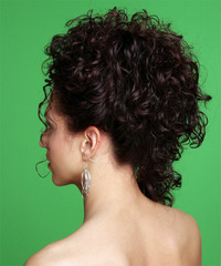 Formal Updo Long Curly Hairstyle - click to view hairstyle information