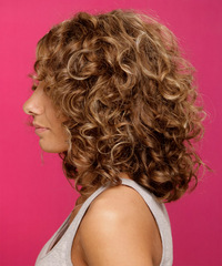 Formal Medium Curly Hairstyle - click to view hairstyle information