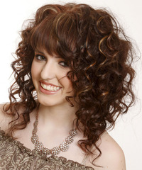 Casual Medium Curly Hairstyle - click to view hairstyle information