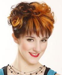 Formal Short Curly Hairstyle - click to view hairstyle information