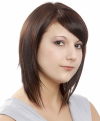 Formal Medium Straight Hairstyle - click to view hairstyle information