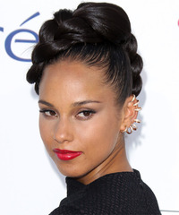 Alicia Keys Hairstyle - click to view hairstyle information