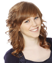 Formal Medium Curly Hairstyle - click to view hairstyle information