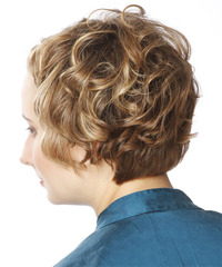 Casual Short Wavy Hairstyle - click to view hairstyle information