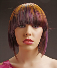 Alternative Medium Straight Hairstyle - click to view hairstyle information