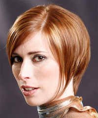 Formal Short Straight Hairstyle - click to view hairstyle information