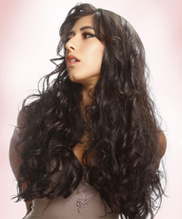 Casual Long Curly Hairstyle - click to view hairstyle information