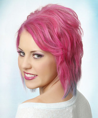 Alternative Medium Straight Hairstyle - click to view hairstyle information
